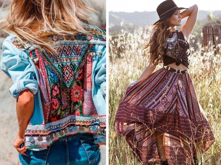 Style bohème dans les vêtements - photos et looks