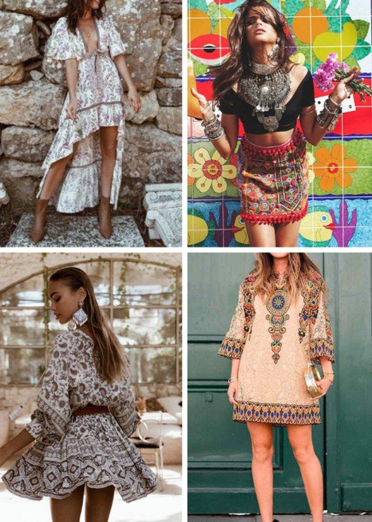 Style bohème dans les vêtements - photos et looks