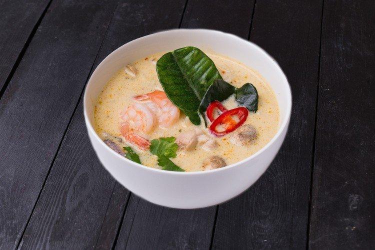 Soupe au lait de crevettes