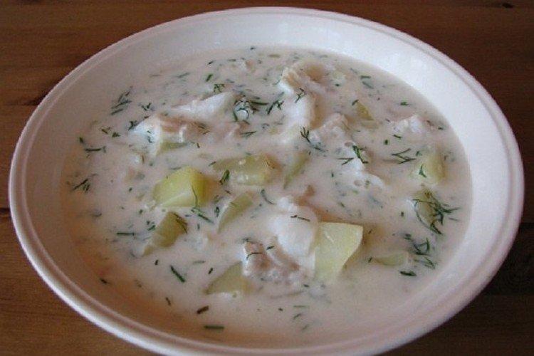 Soupe au lait au hareng