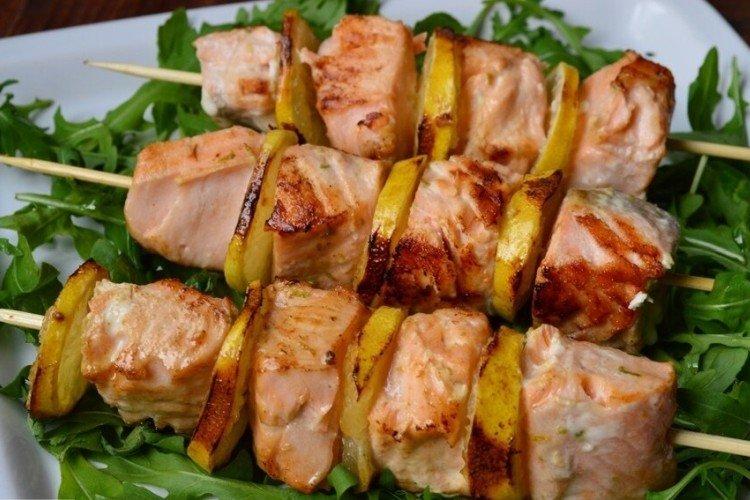 Poisson et pommes de terre au miel