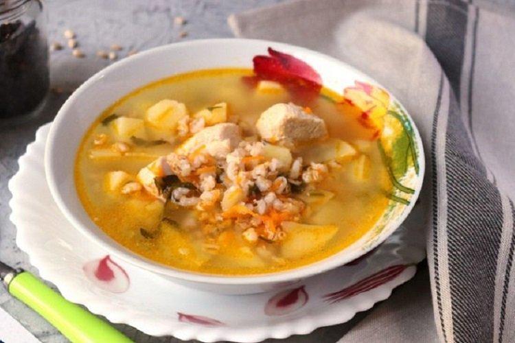 Soupe d'orge et de boeuf