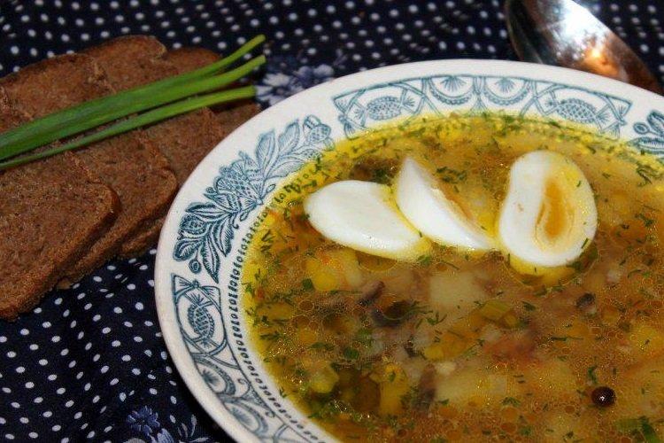 Soupe de sarrasin aux oeufs