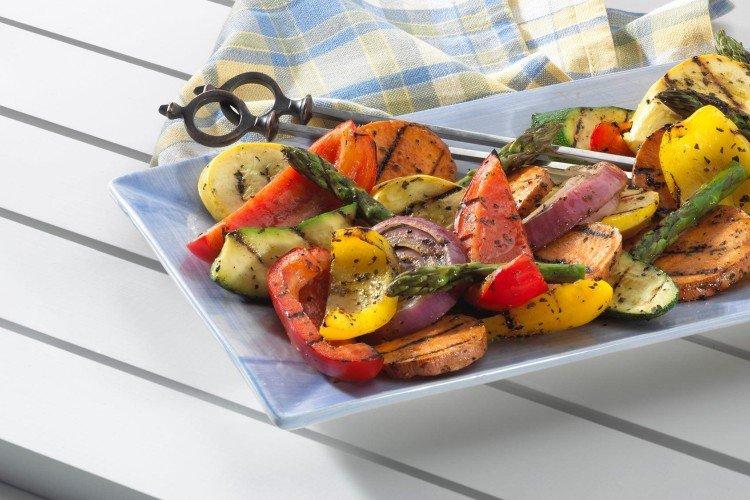 Légumes grillés en marinade coréenne
