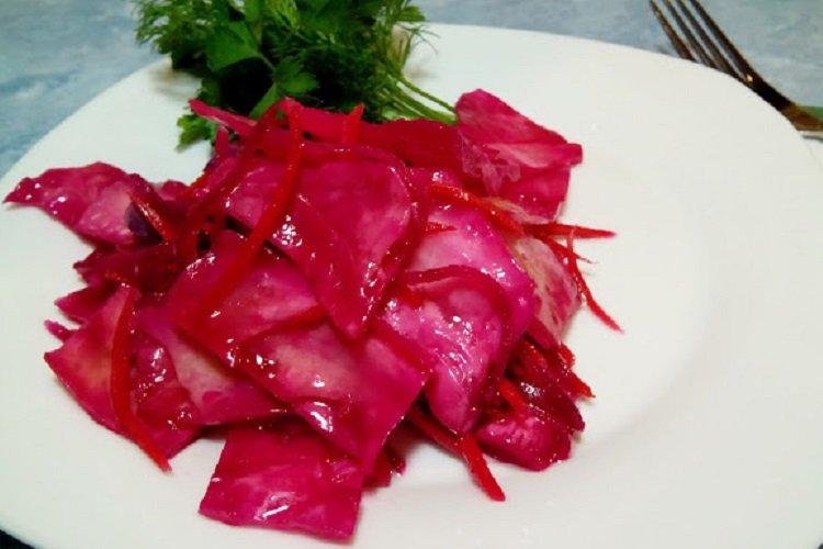 Chou coréen aux betteraves