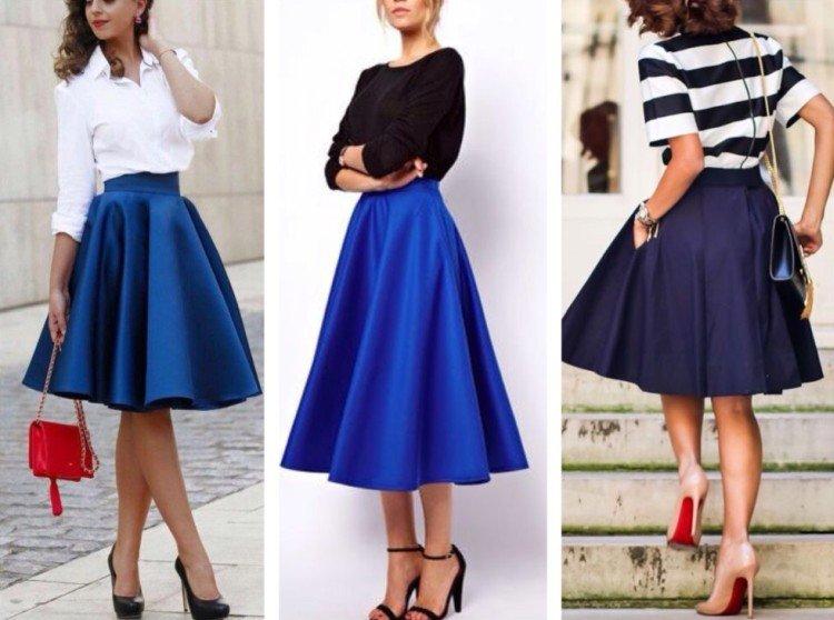 Jupe-soleil et demi-soleil