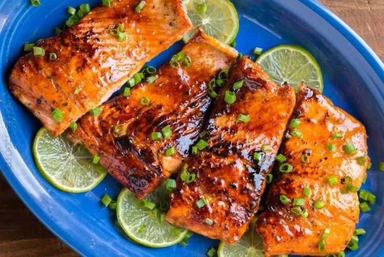 Truite marinée au soja