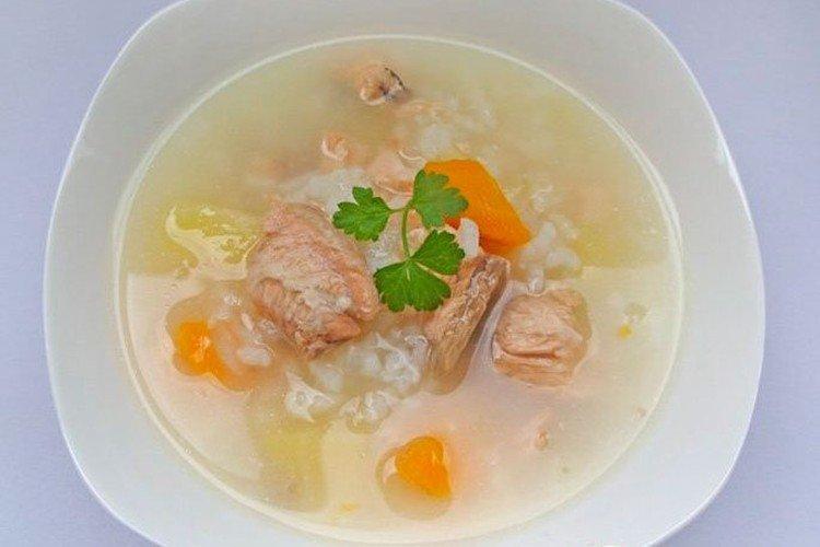 Soupe de truite au riz