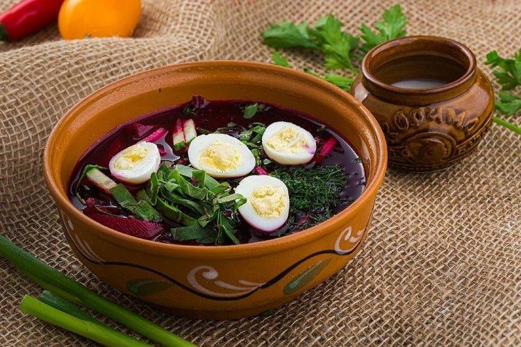 Betterave à l'oeuf