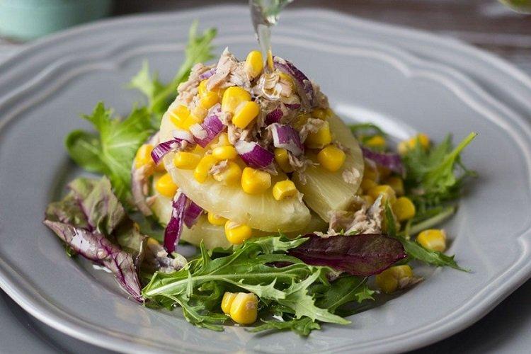 Salade d'ananas et de thon
