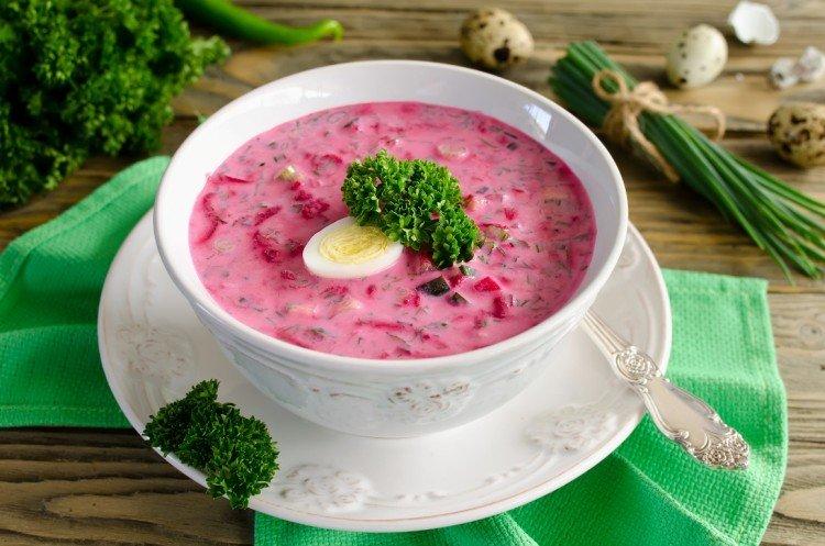 Bortsch froid aux concombres