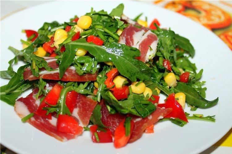 Salade de charqui et roquette
