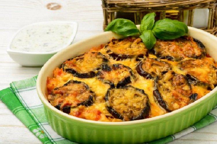 Casserole de pâtes aux aubergines