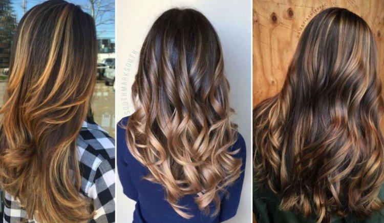 Faits saillants sur les cheveux noirs - photo