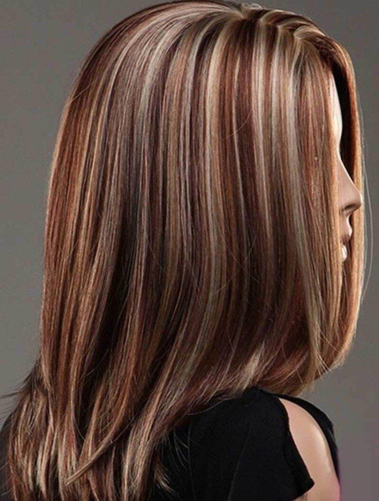 Faits saillants sur les cheveux noirs - photo