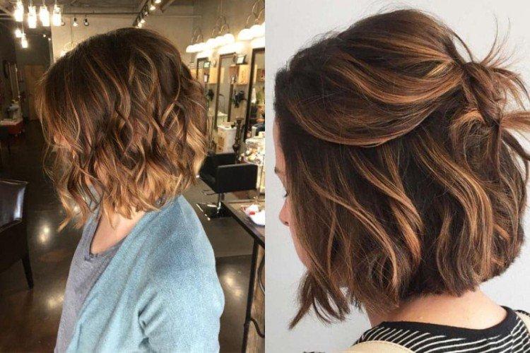 Faits saillants pour les cheveux noirs courts