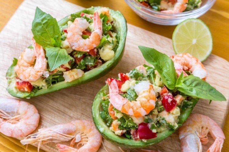 Avocat aux crevettes