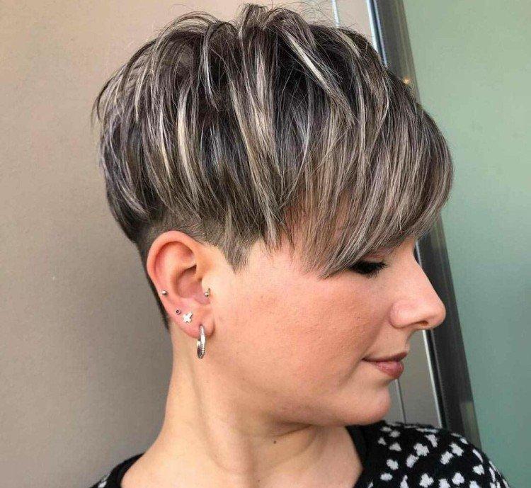 Faits saillants pour les cheveux courts 2021 - photo