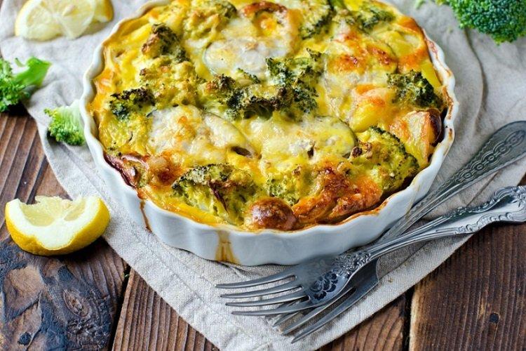 Casserole de courgettes et poisson