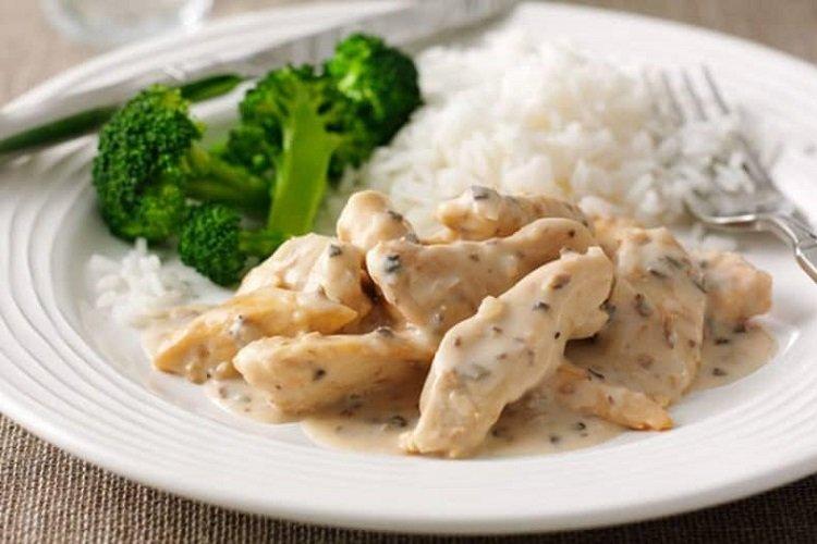 Poulet Boeuf Stroganoff à la Crème