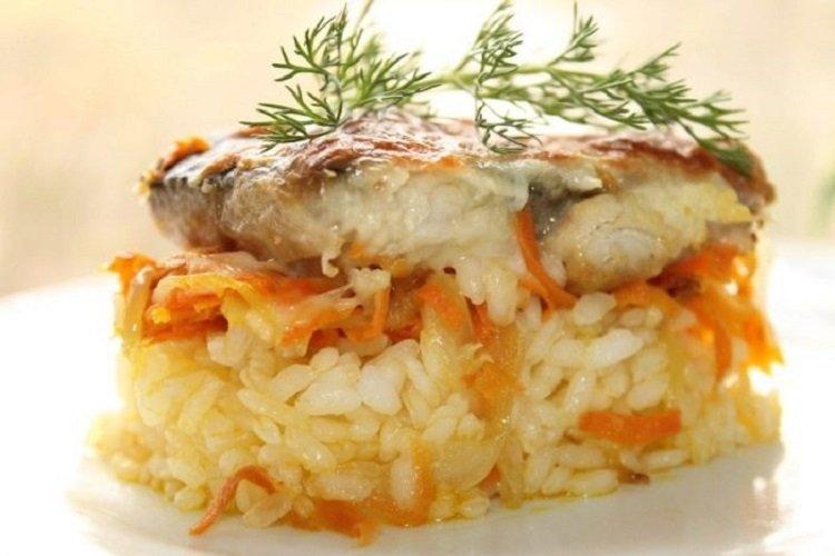 Filet de goberge au riz au four