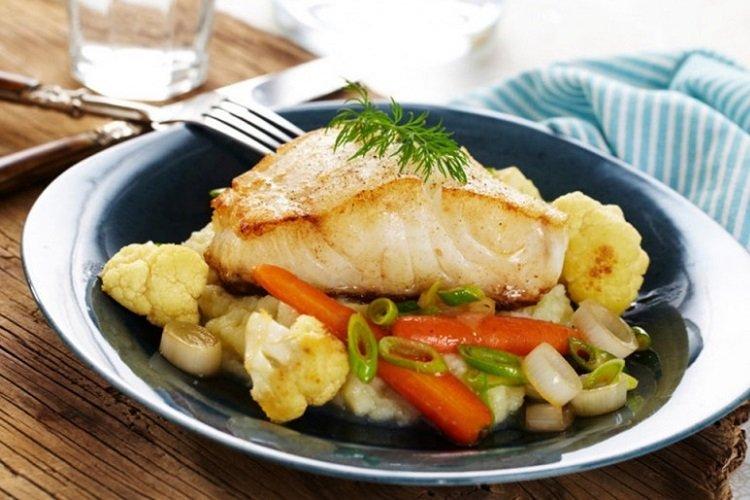 Filet de goberge au chou-fleur