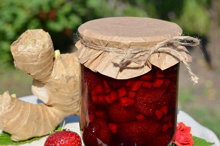 Confiture Fraise Gingembre