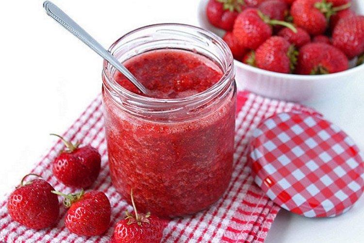 Confiture de fraises sans cuisson