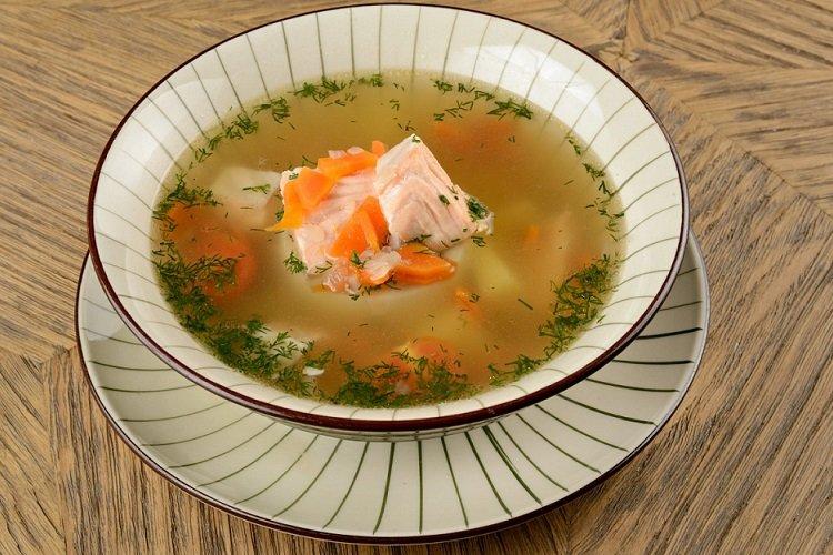 Ukha au saumon et riz