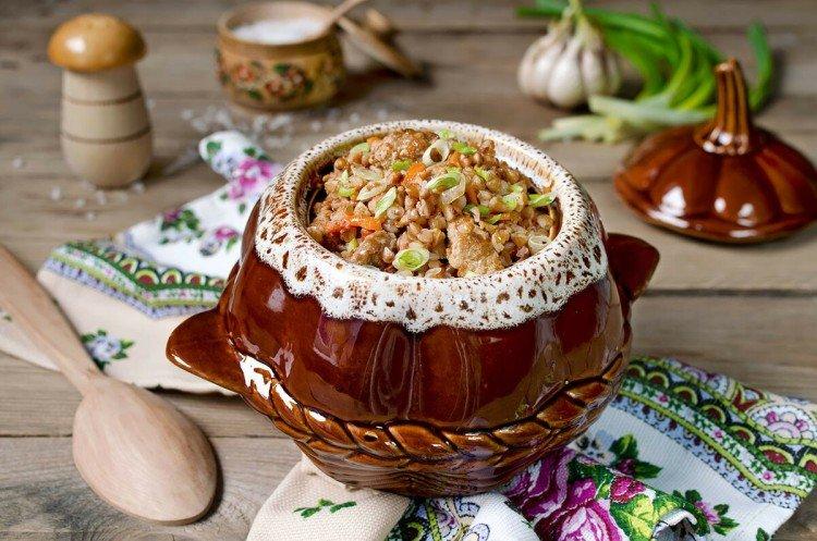 Bouillie de sarrasin en pots