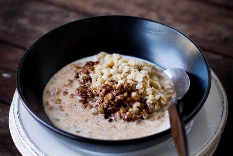 Bouillie d'orge au chocolat