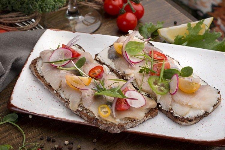 Bruschetta au hareng