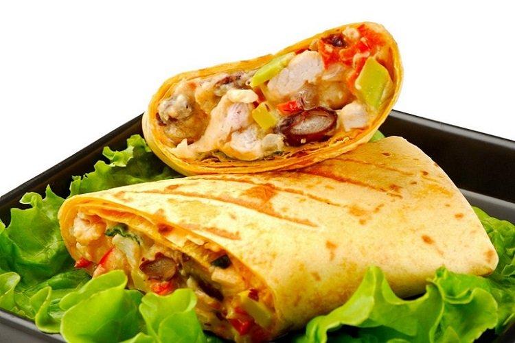 Burrito au poulet