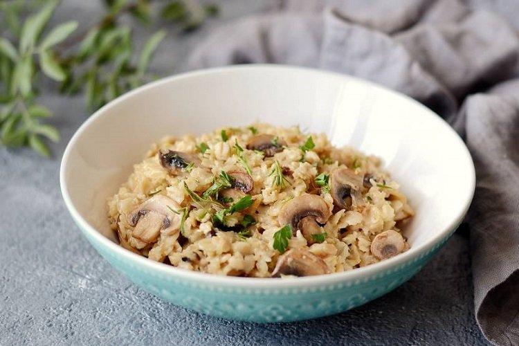 Gruau aux champignons