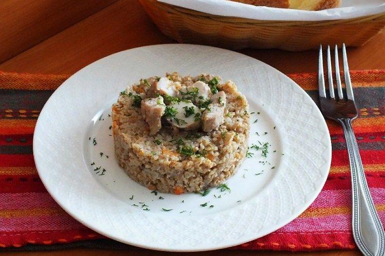 Bouillie de blé au poulet