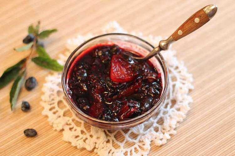 Confiture de chèvrefeuille et rhubarbe