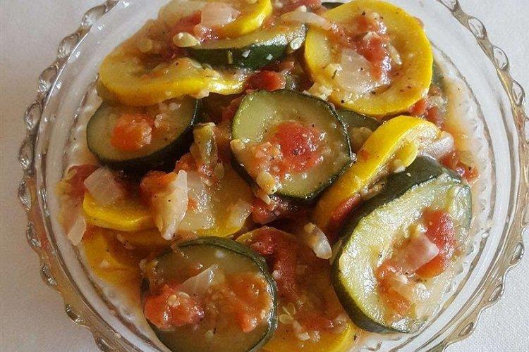 Compotée de courgettes à l'adjika