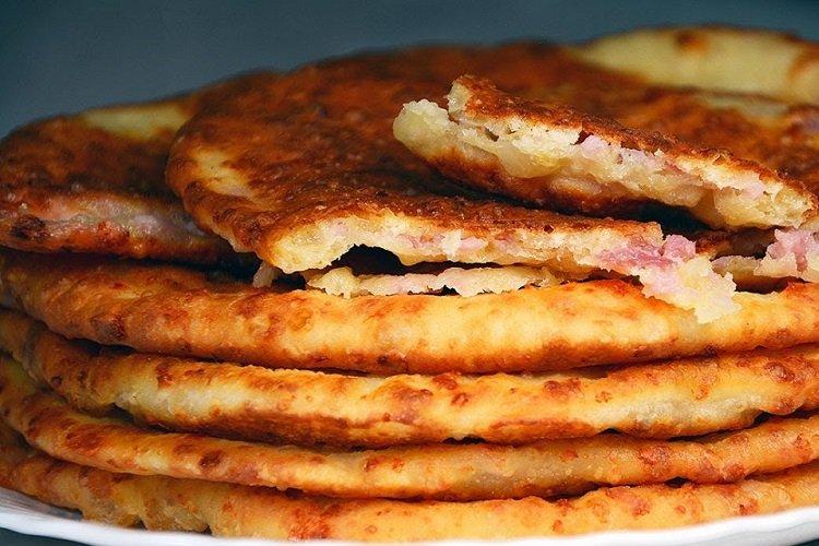 Gâteaux au fromage au jambon