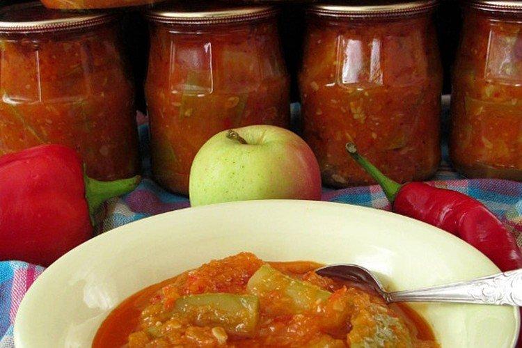 Salade de courgettes et pommes