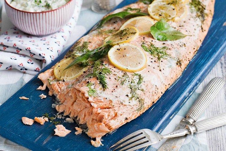 Poisson rouge au fenouil et citron