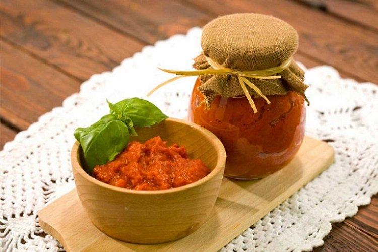 Caviar de courgettes au poivron pour l'hiver