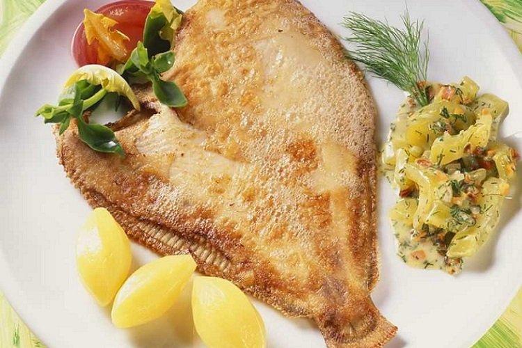 Flet à la crème sure au four