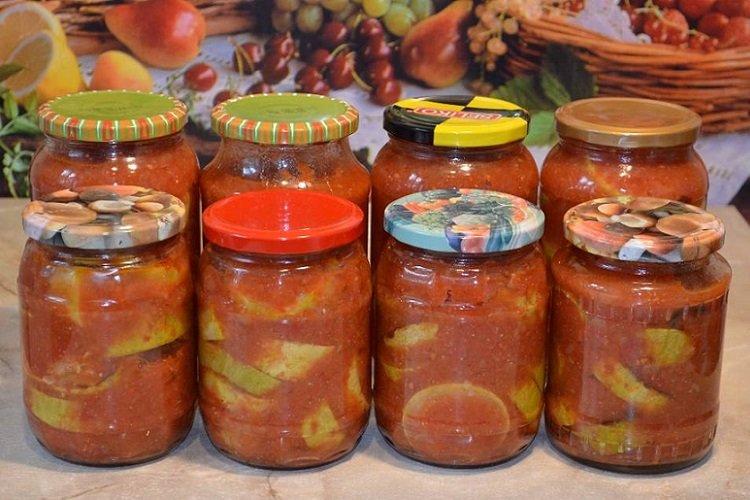 Courgettes épicées pour l'hiver