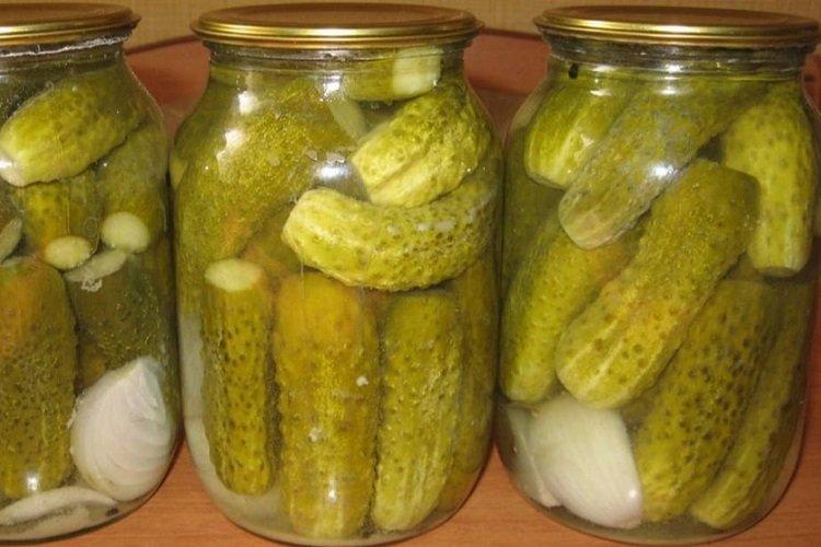 Concombres bulgares pour l'hiver