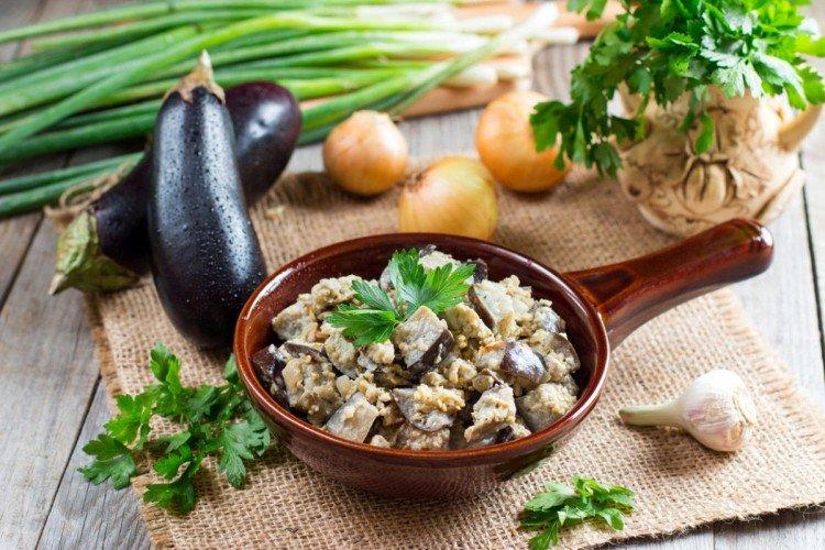 Aubergine pour champignons