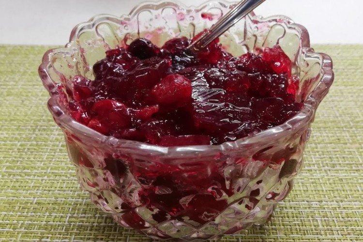 Confiture de cerises à l'agar-agar
