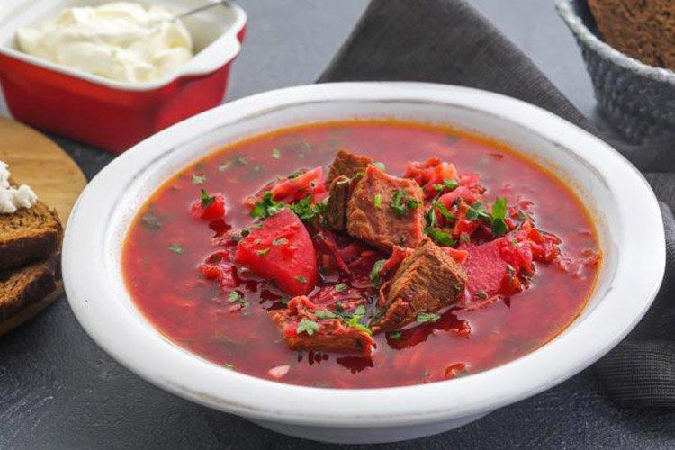 Bortsch aux haricots et courgettes