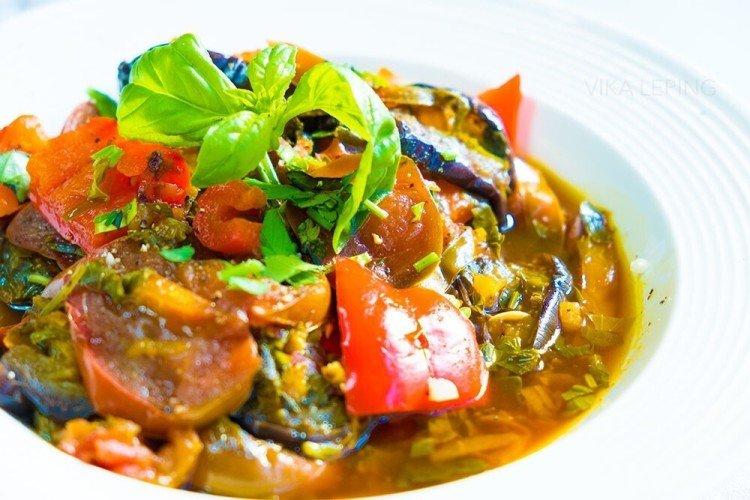 Sauté d'aubergines aux pommes