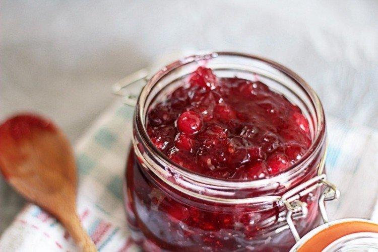 Confiture de canneberges