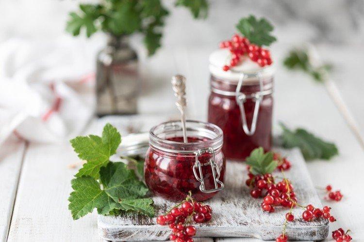 Confiture de groseilles rouges sans sucre